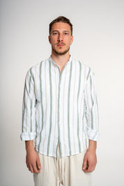 Camicia in Lino Santorini Military