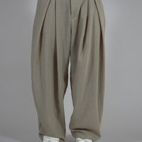 Pantalone Super Pencies Simil Lino Beige