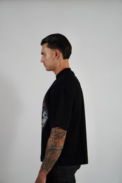 T-Shirt White Metal Colored