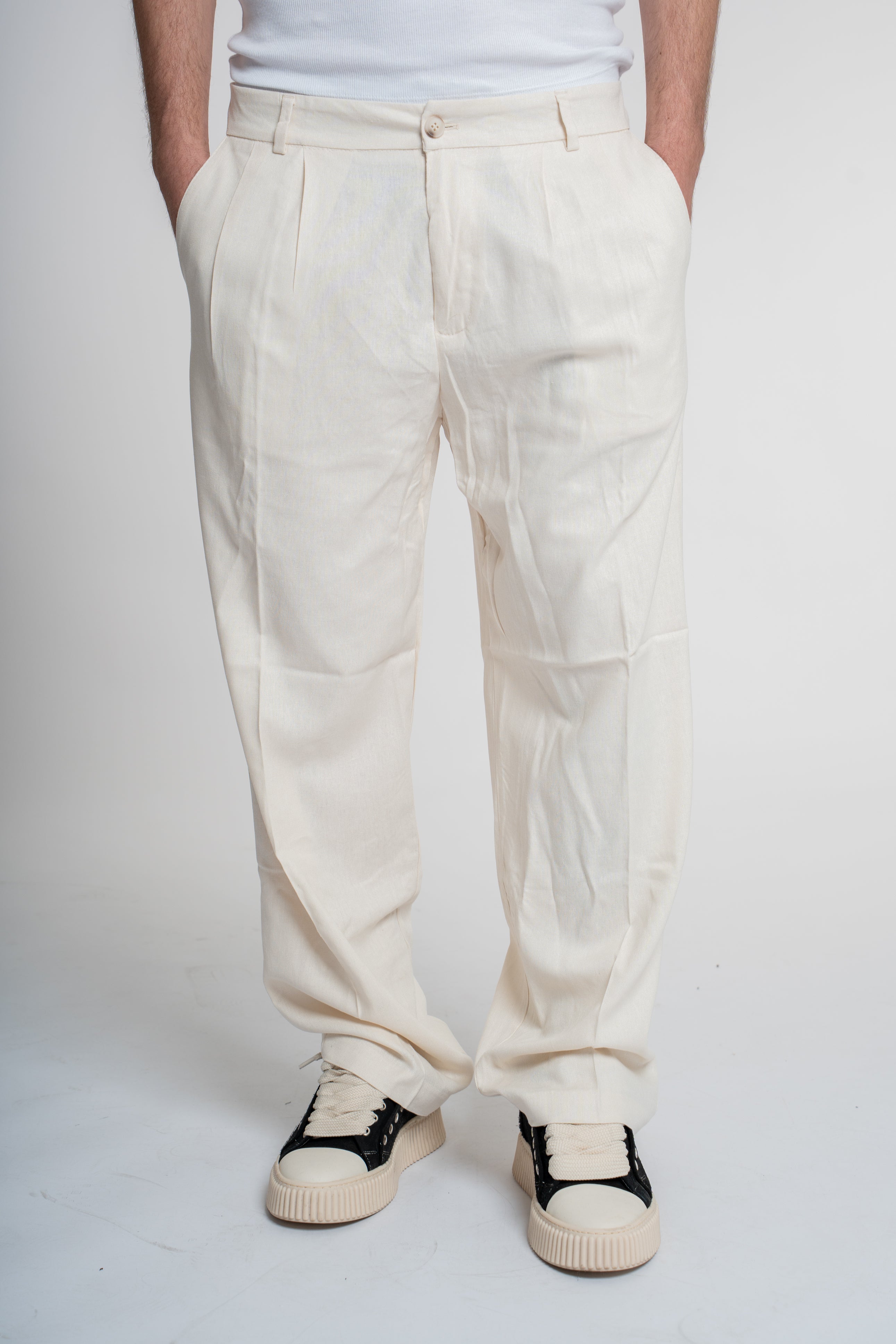 PantaBottone in Lino (5 colori)