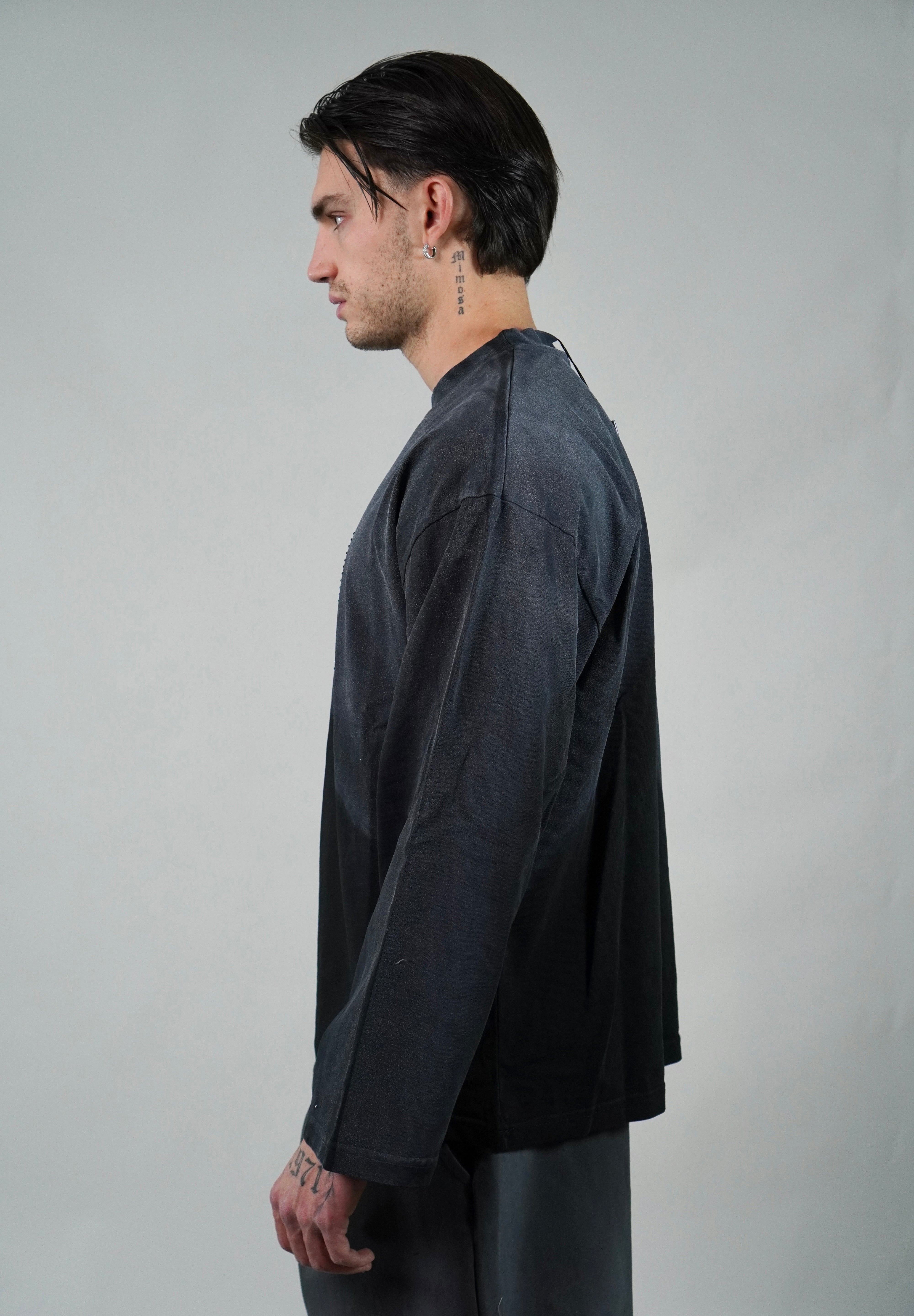 Longsleeve Strass Number