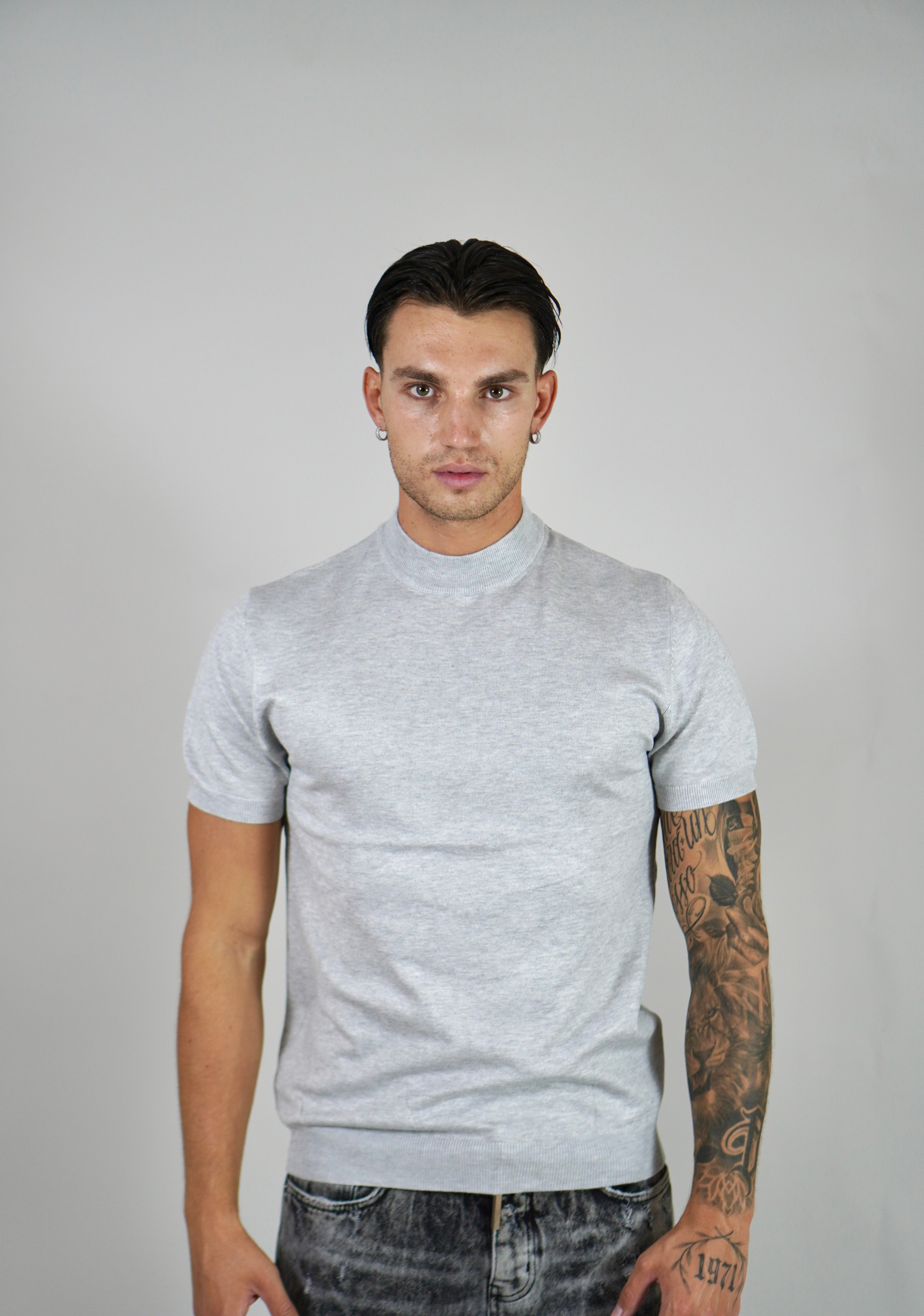 T-Shirt Girocollo Grey