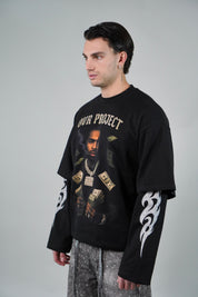 OVR Longsleeve Double Pop Black