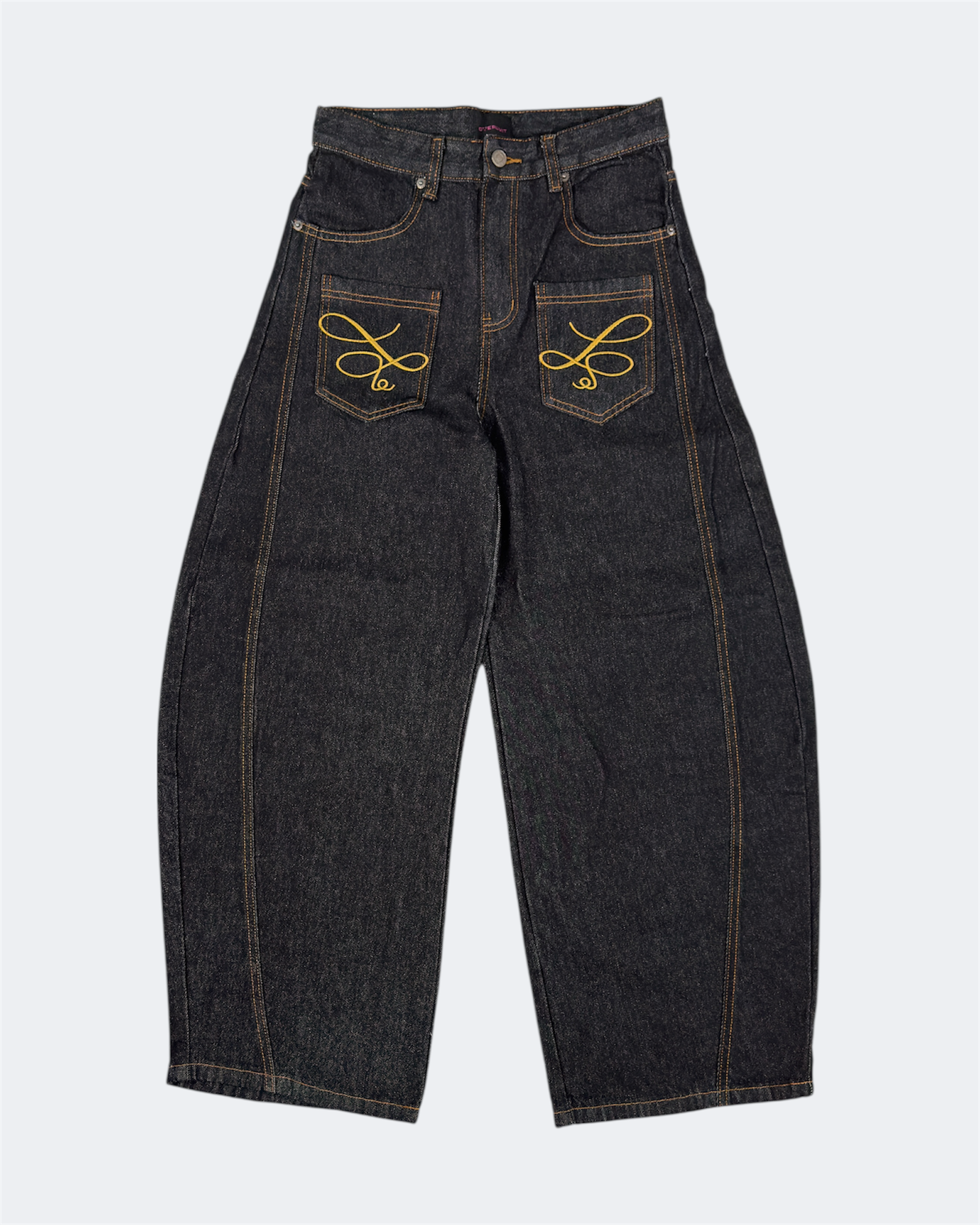 OVR Jeans Baggy Raw Black
