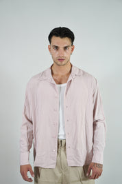 Camicia Simil Seta Pink