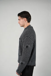 Maglione Sfrangiato Black