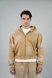 OVR Sunfaded Hoodie Beige