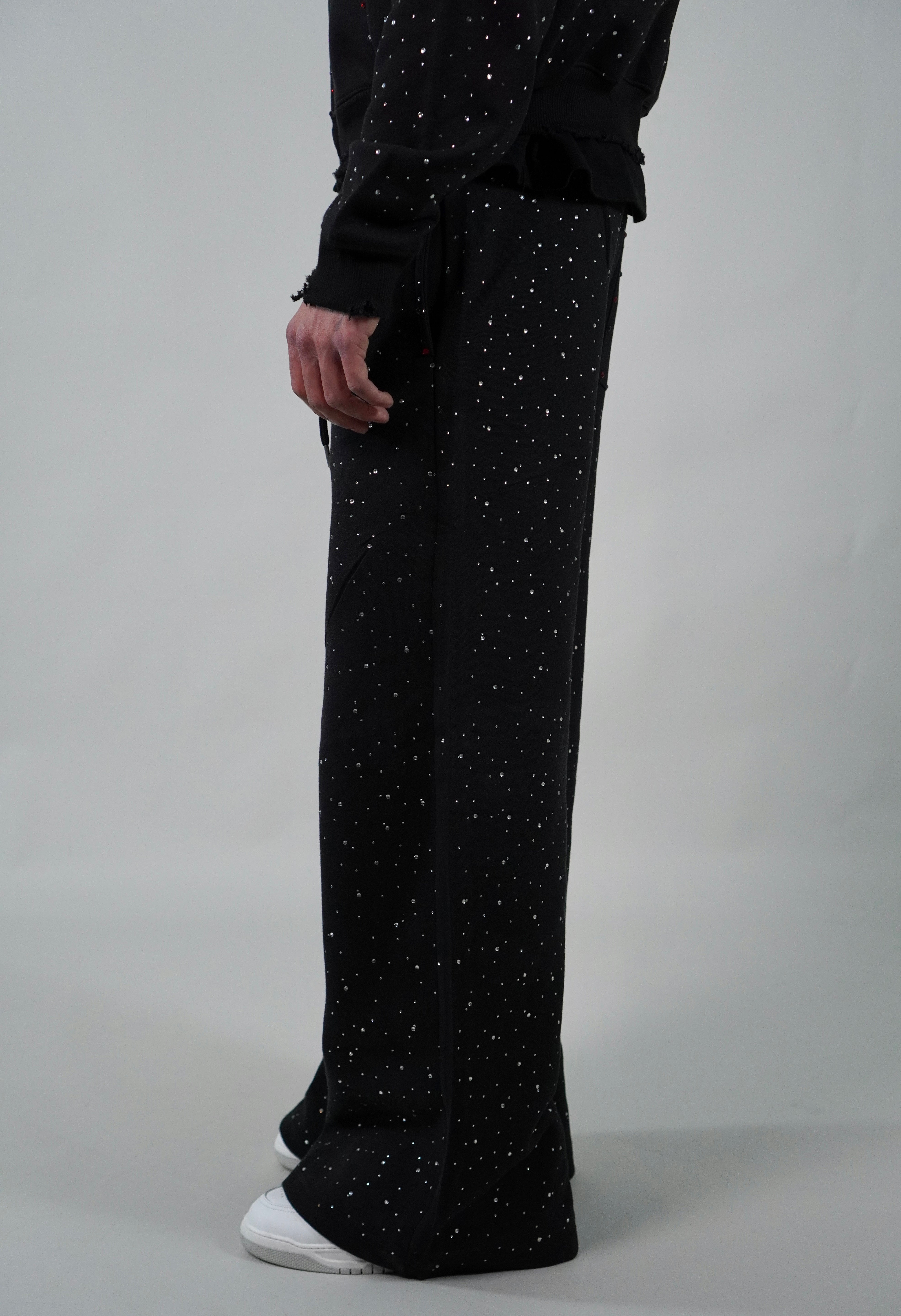 OVR Trousers Rhinestone Black