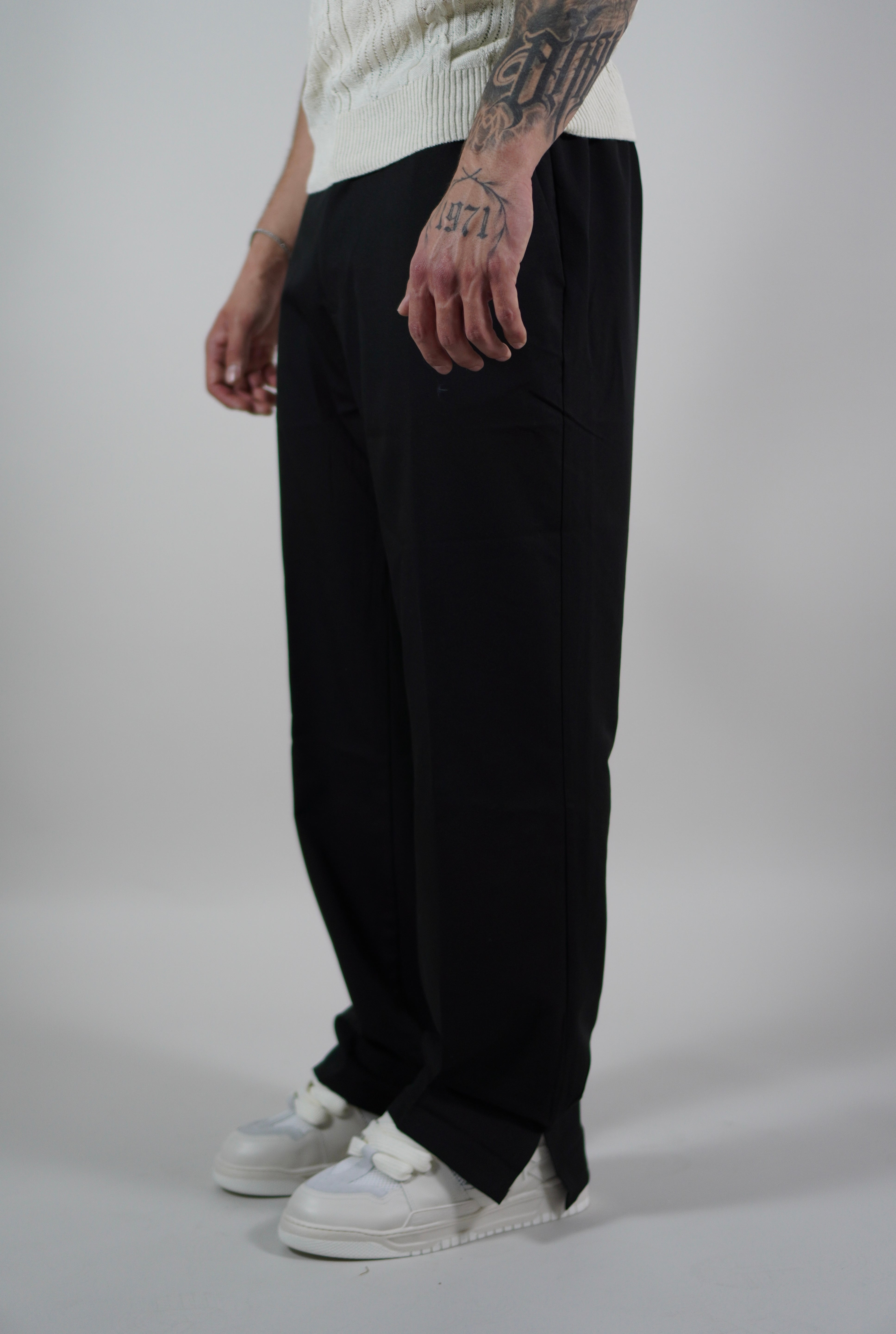 Pantalone Spacchetti Black