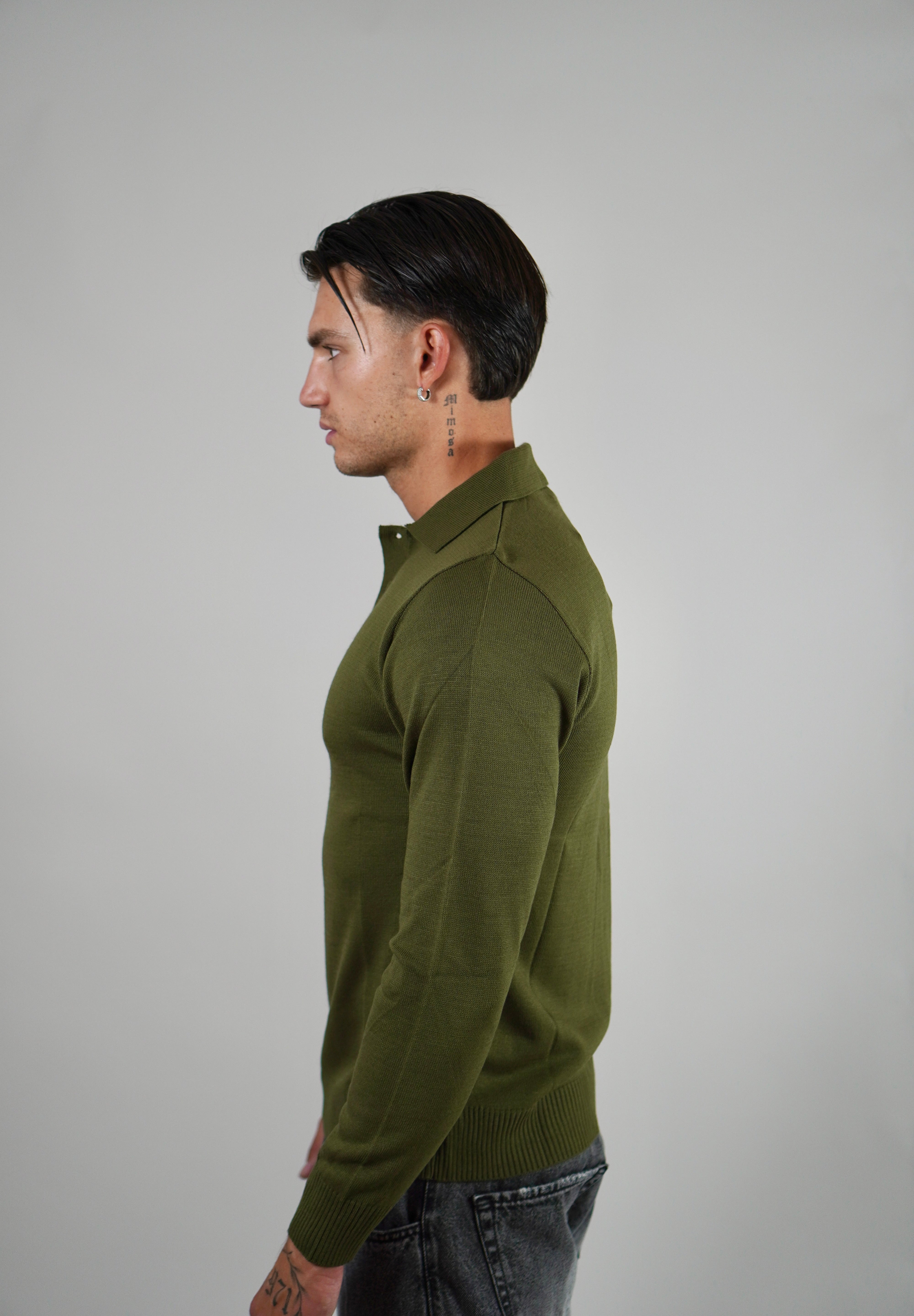 Polo Military Manica Lunga