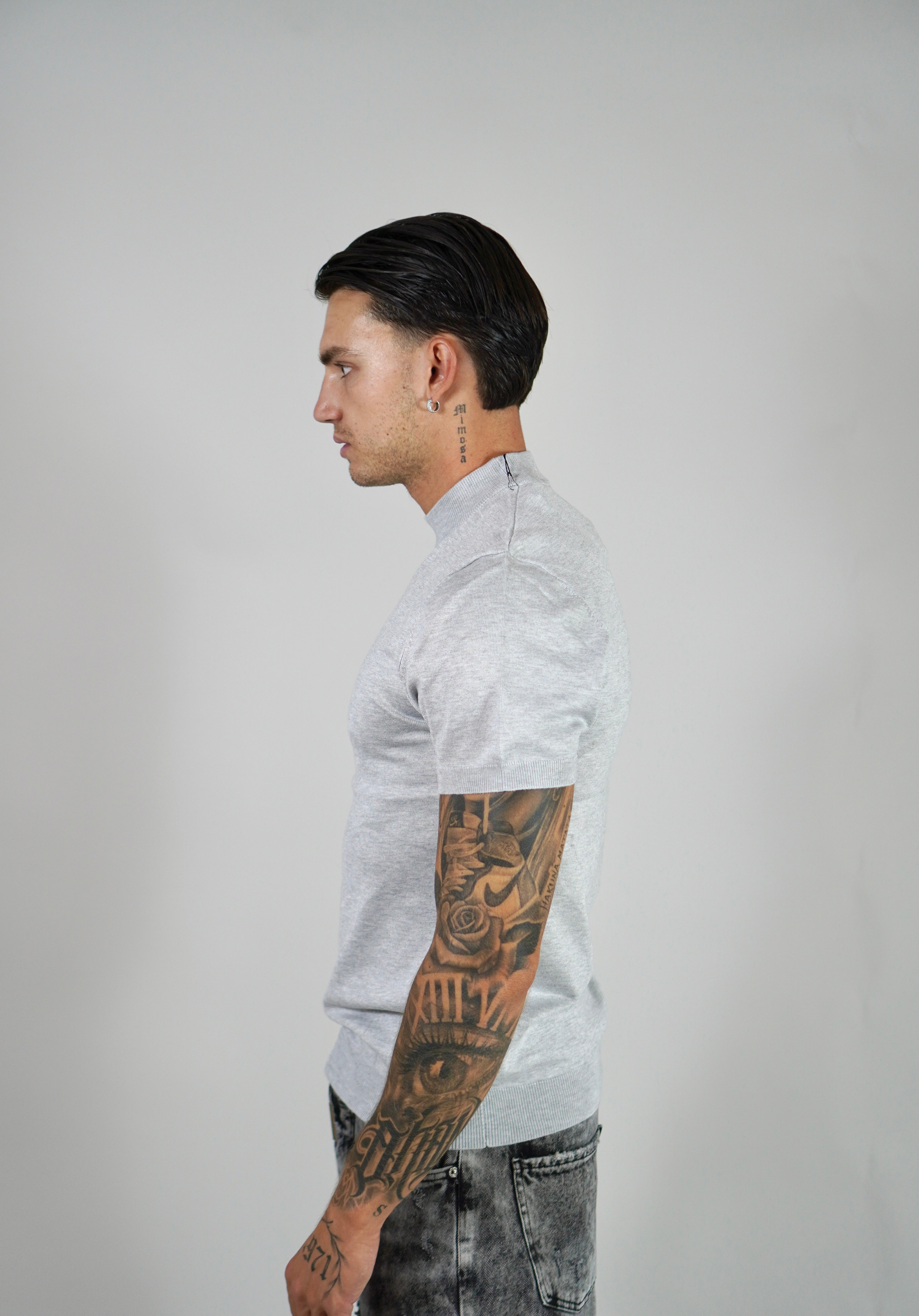 T-Shirt Girocollo Grey