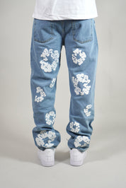Jeans Baggy Flower