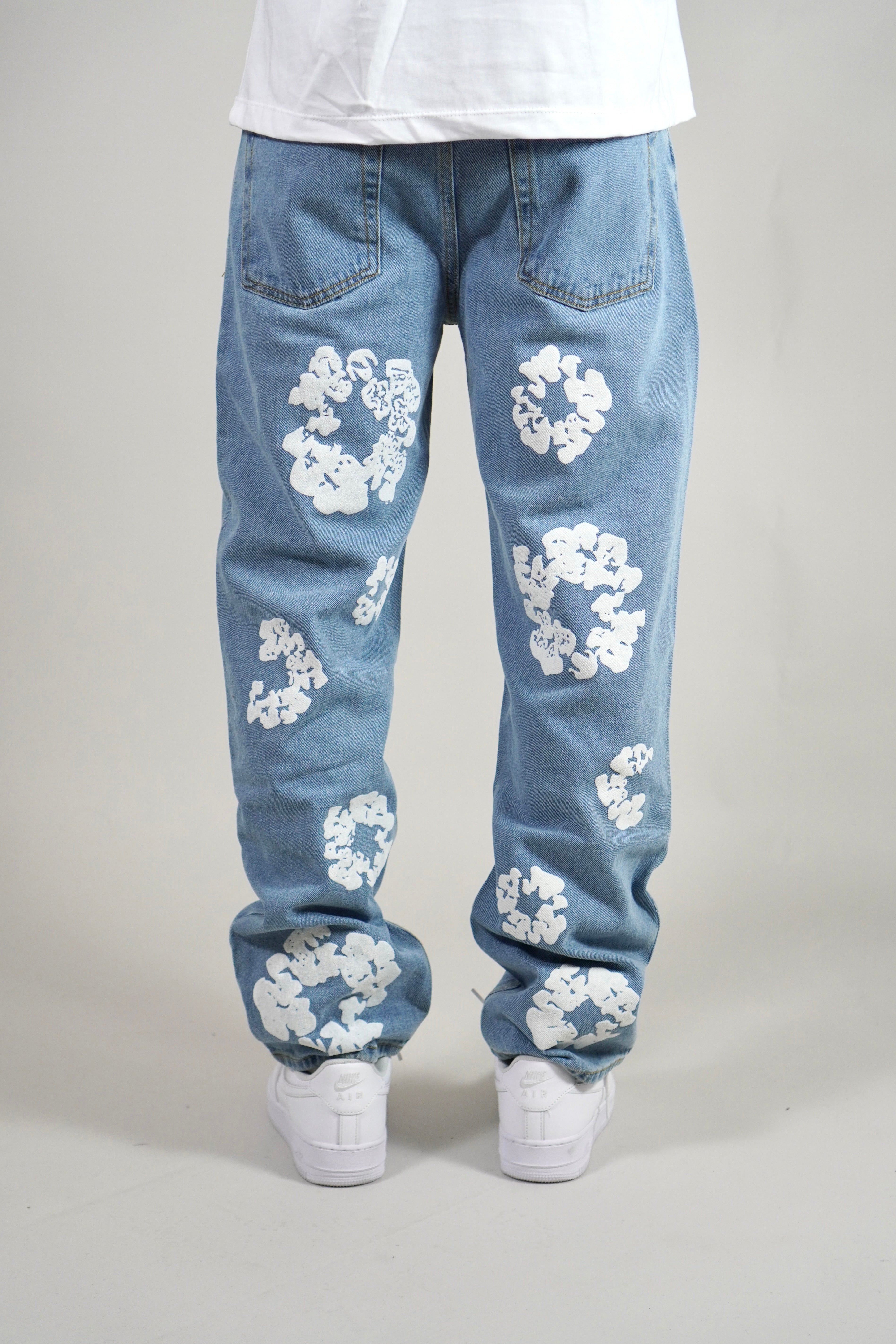 Jeans Baggy Flower