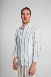 Camicia in Lino Santorini Military