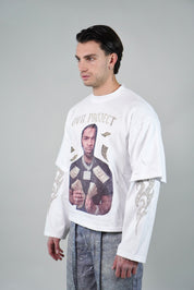 OVR Longsleeve Double Pop White
