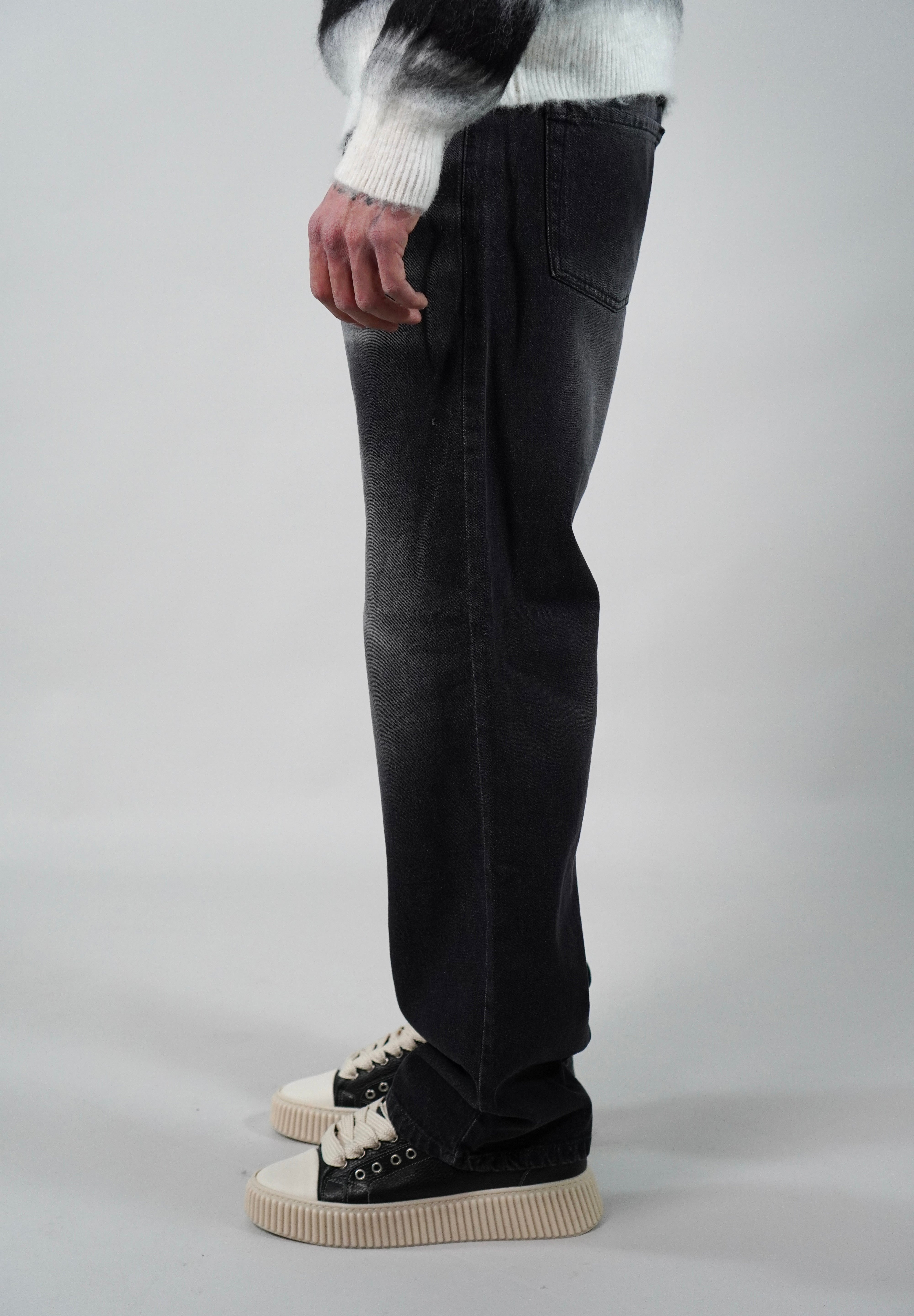 Jeans Baggy Gray Shade