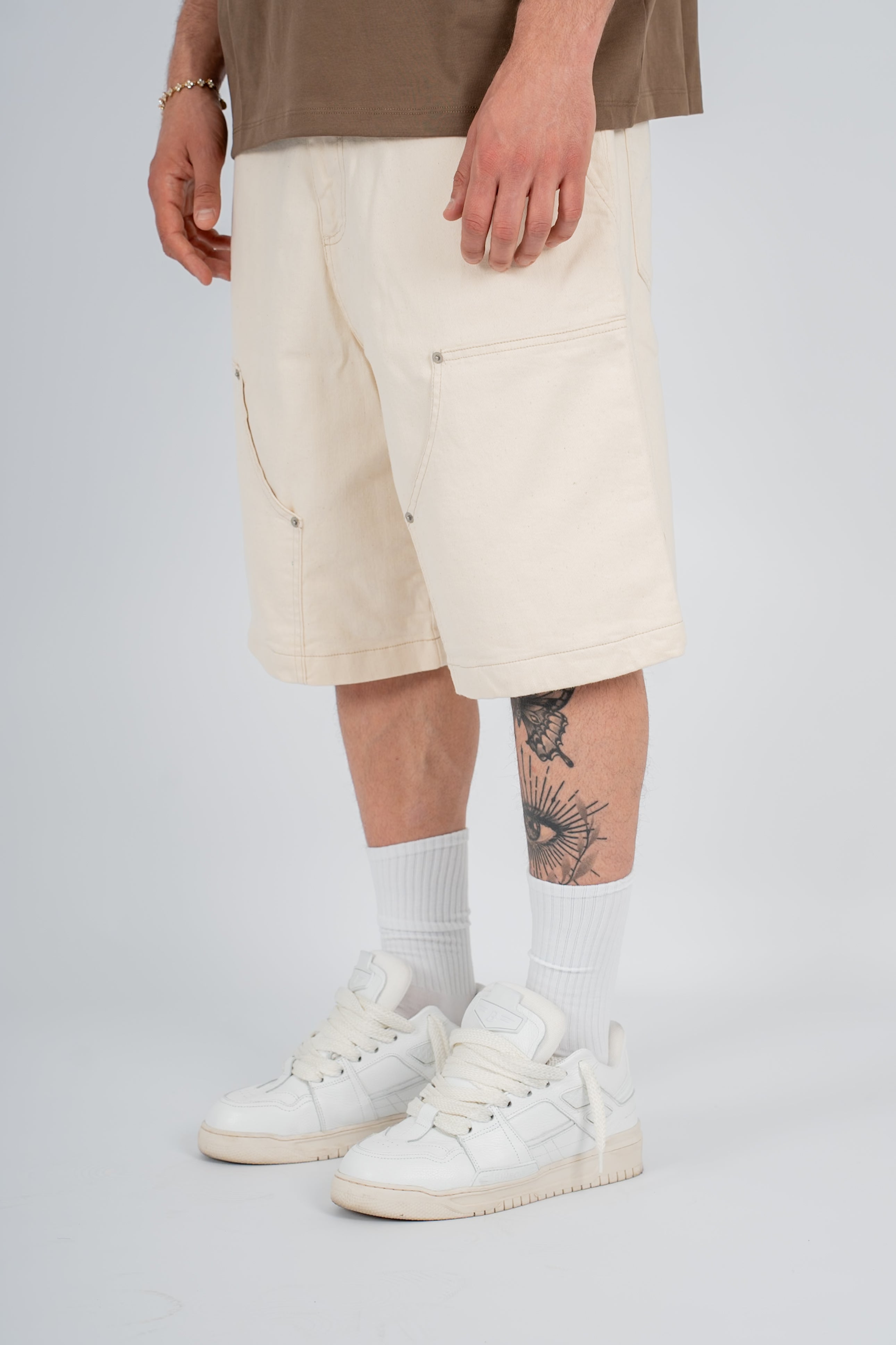 Jorts Carpenter White