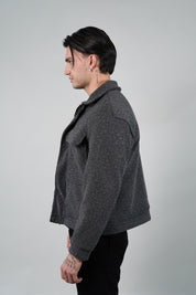 Giubbotto Crop Swarovsky Grey