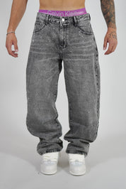 Jeans Baggy Rhinestone