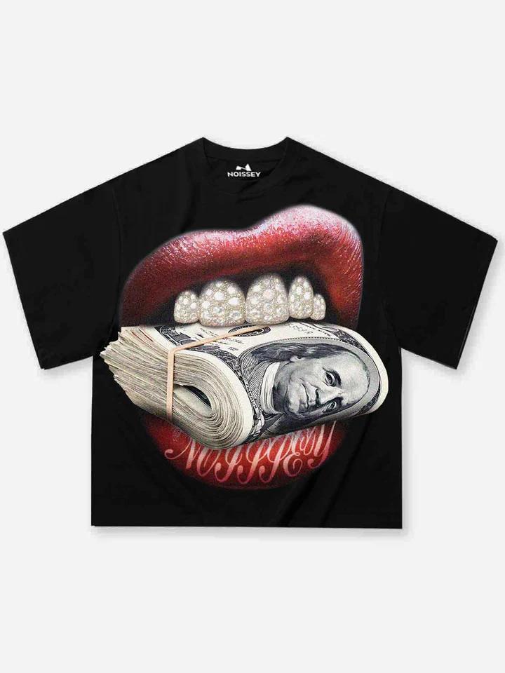 T-Shirt Boxy Biting Dollar
