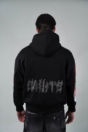 Hoodie Flame Black
