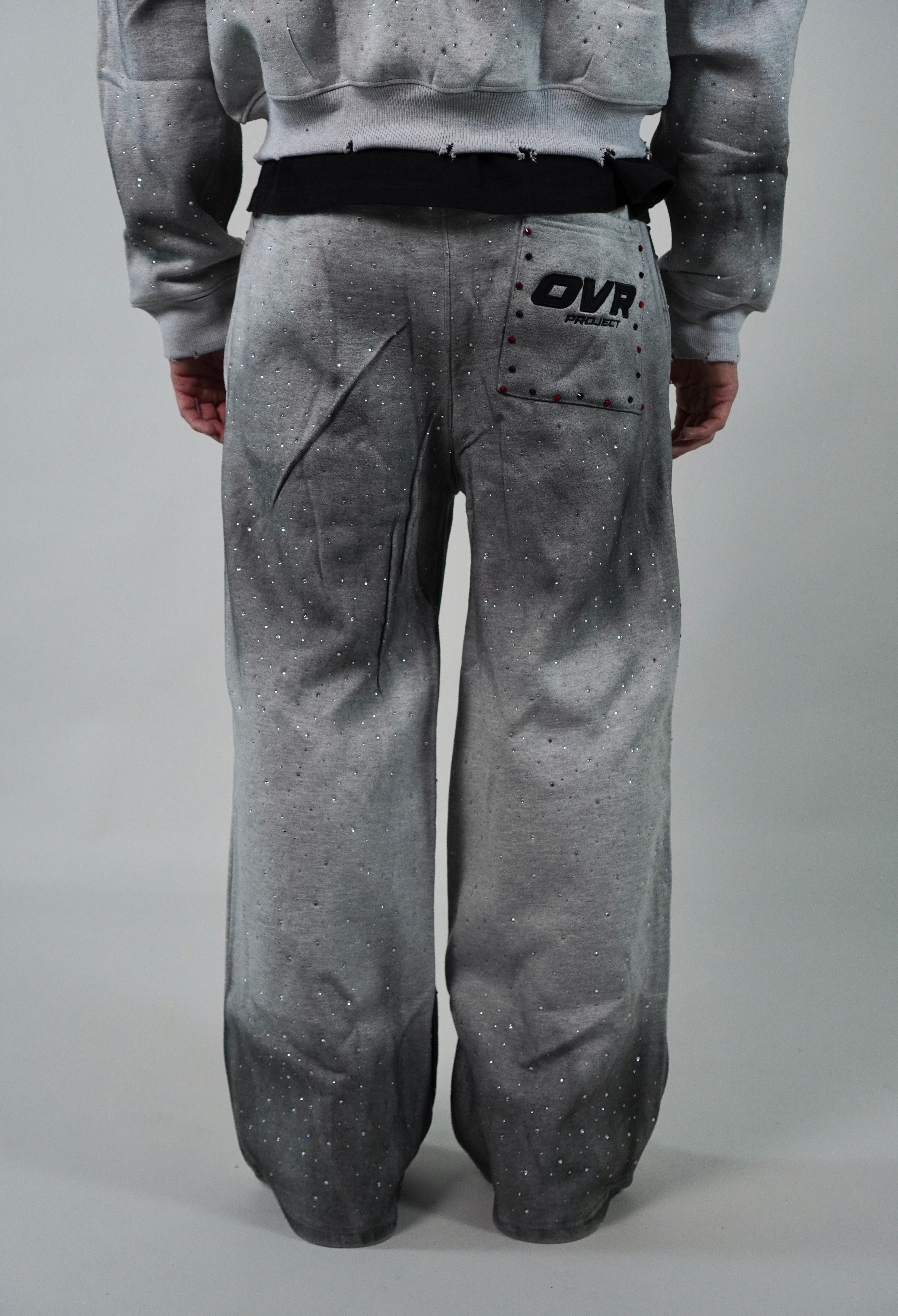 OVR Trousers Rhinestone Grey