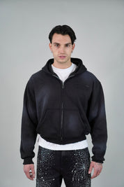 OVR Sunfaded Hoodie Black