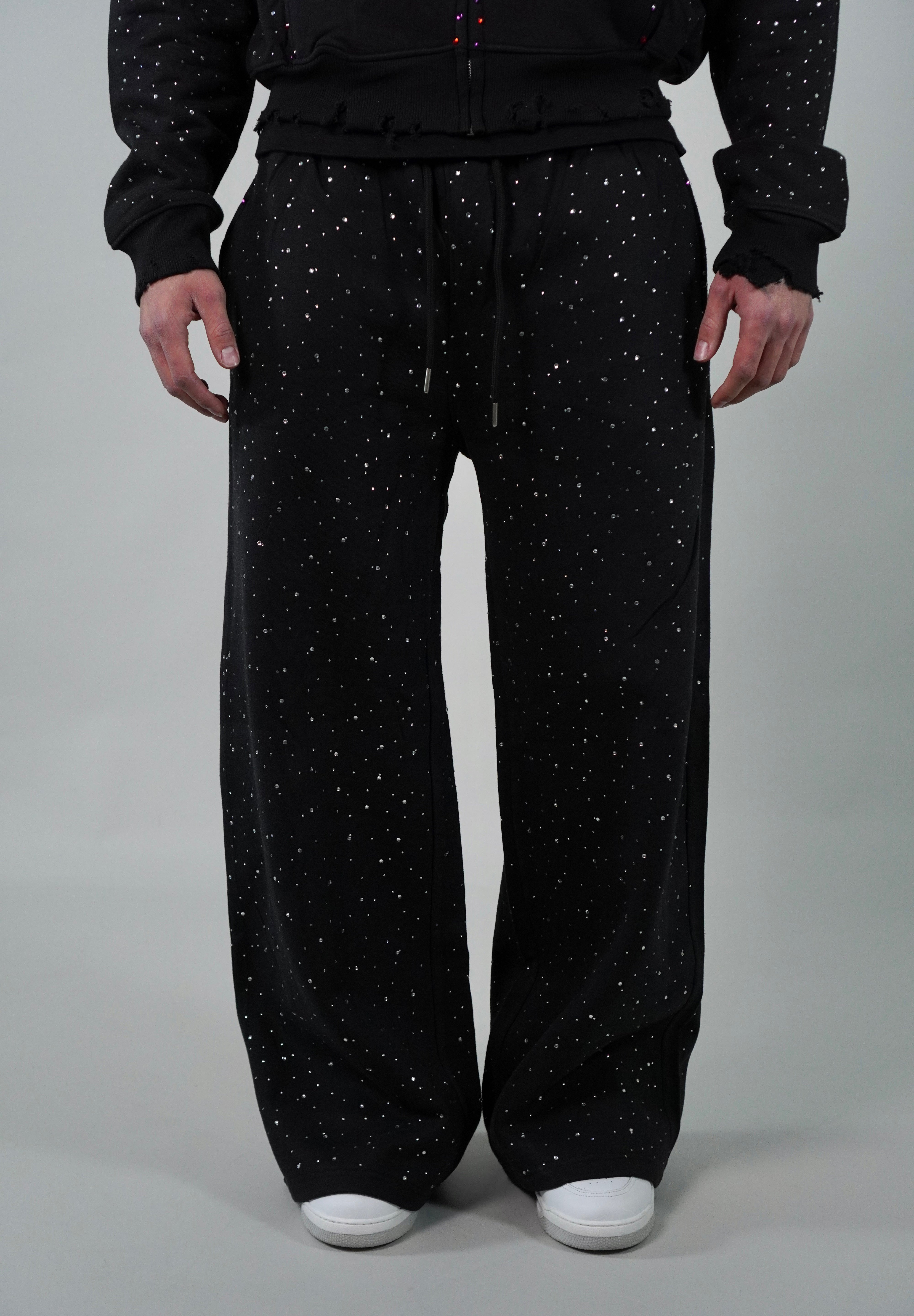 OVR Trousers Rhinestone Black