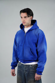 OVR Sunfaded Hoodie Blue