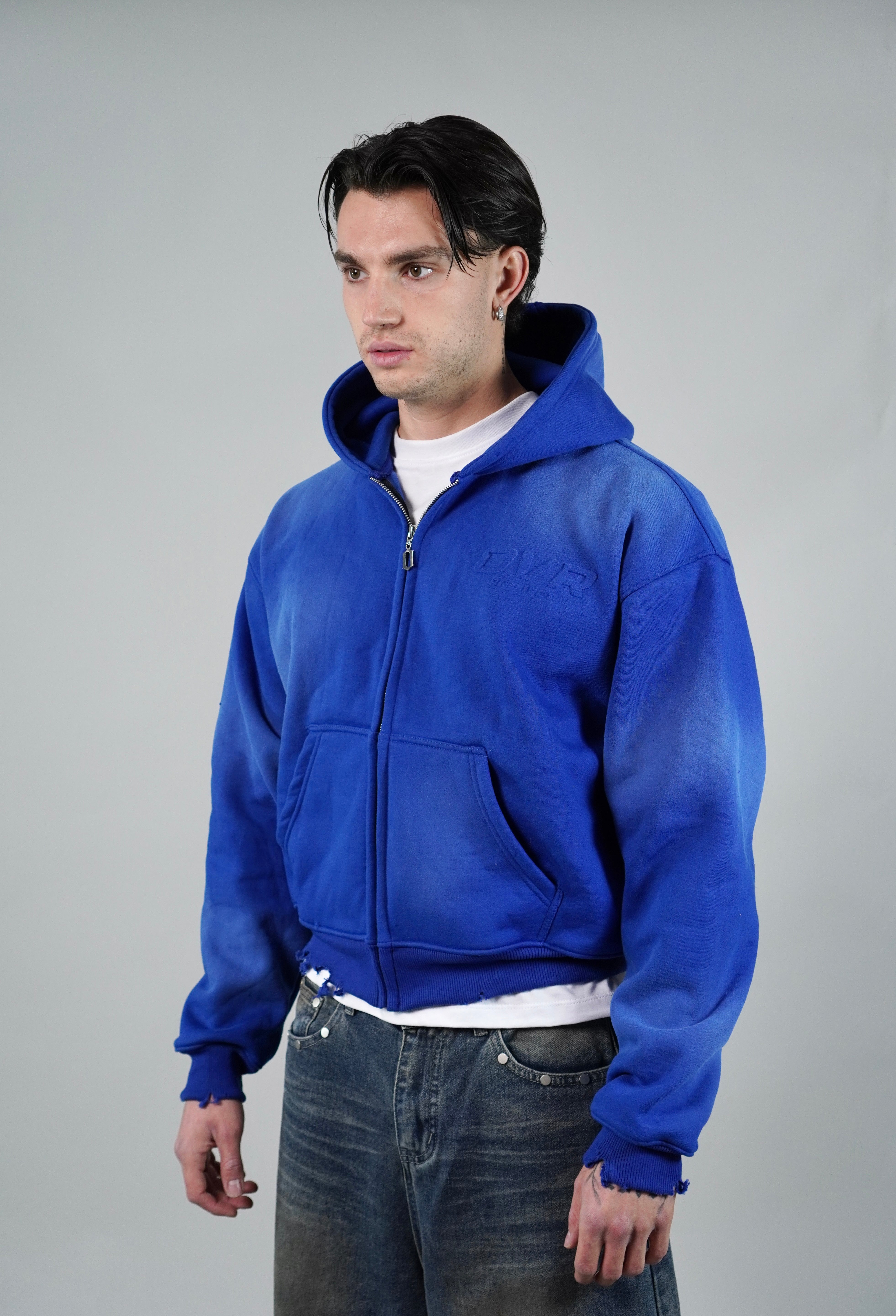 OVR Sunfaded Hoodie Blue