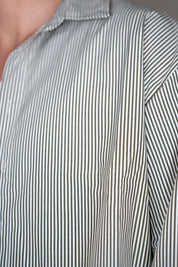 Camicia Righe Fini Black