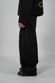 OVR Jeans Baggy Raw Black