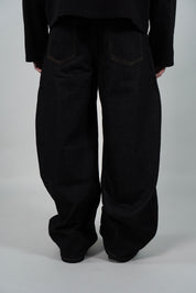 OVR Jeans Baggy Raw Black