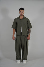 Pantalone Super Pencies Simil Lino Military
