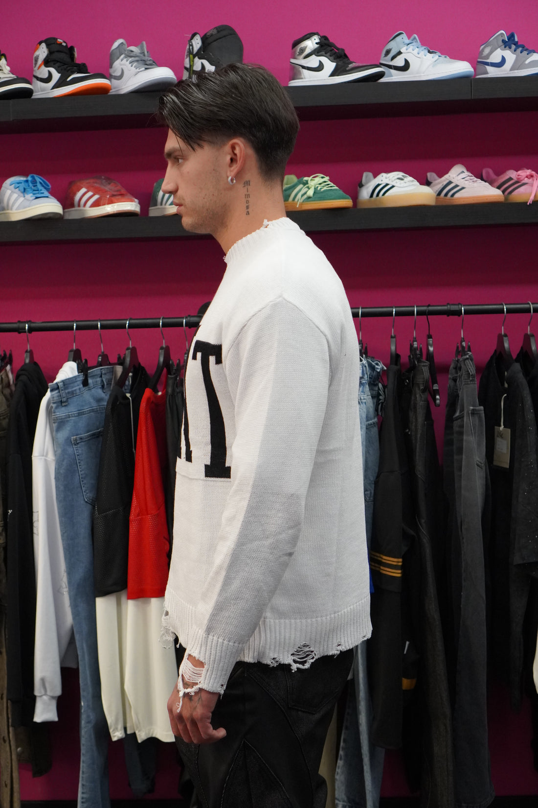 Maglione Rupture Saint White