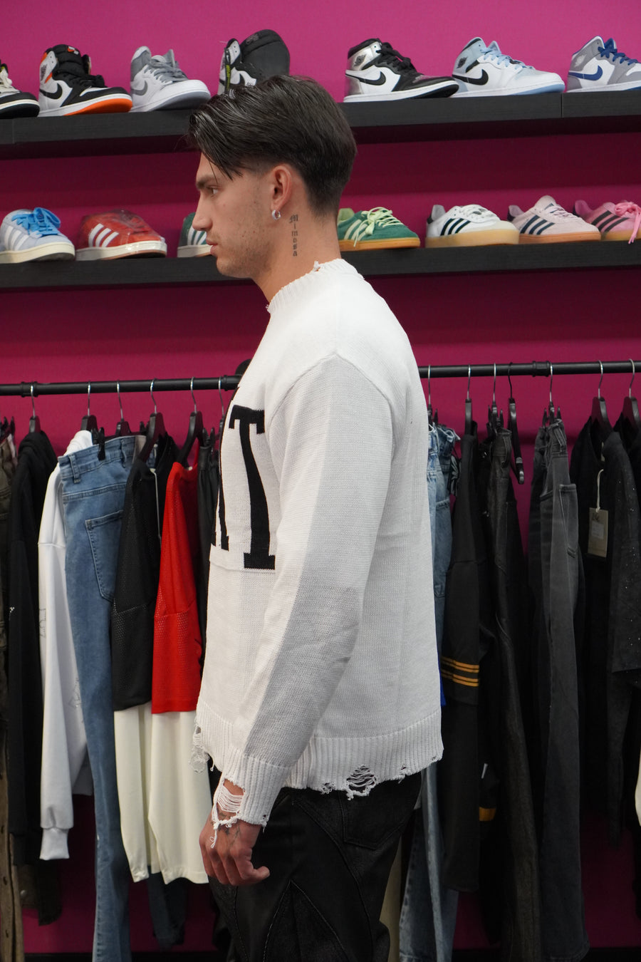 Maglione Rupture Saint White