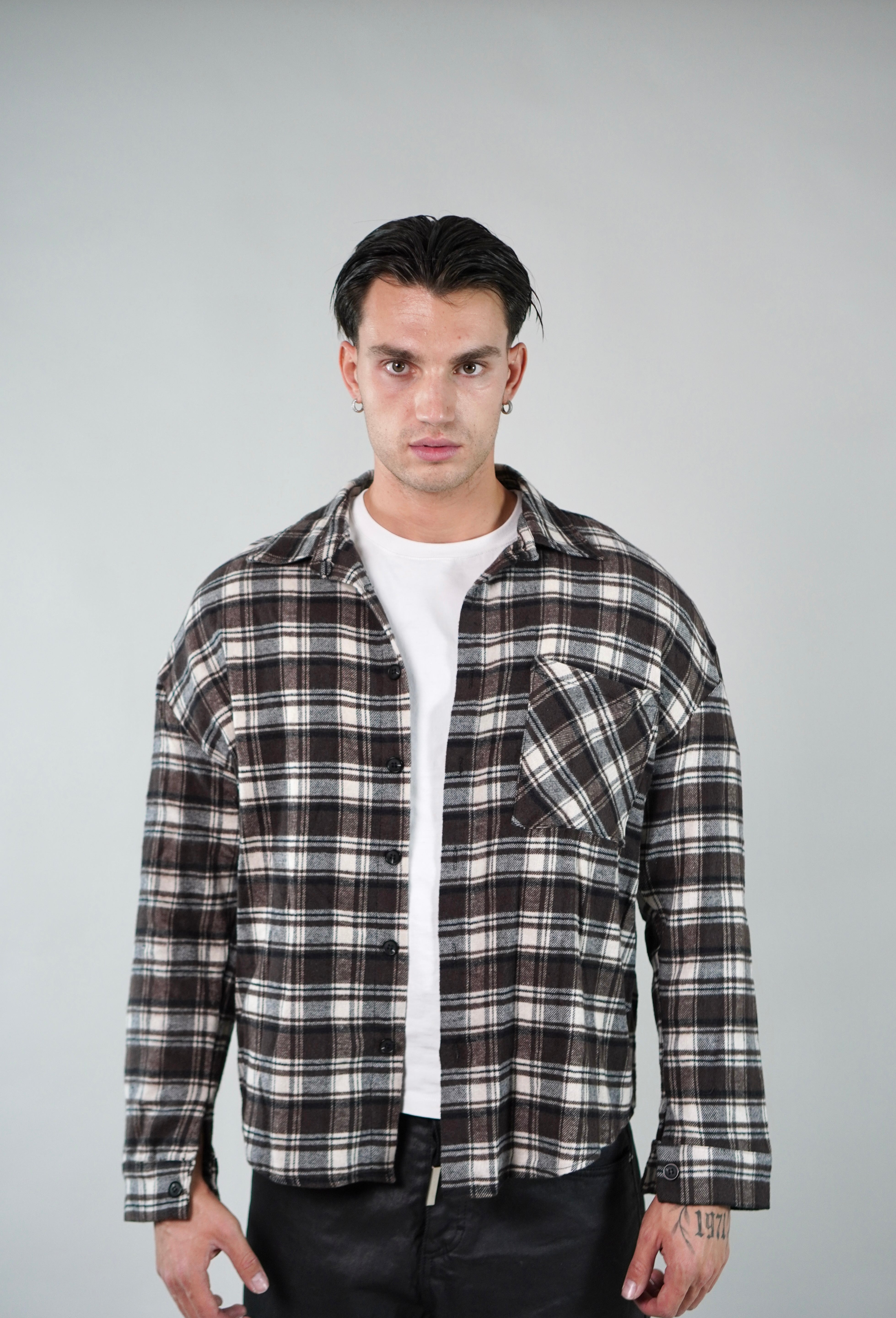 Camicia Flanella Moka