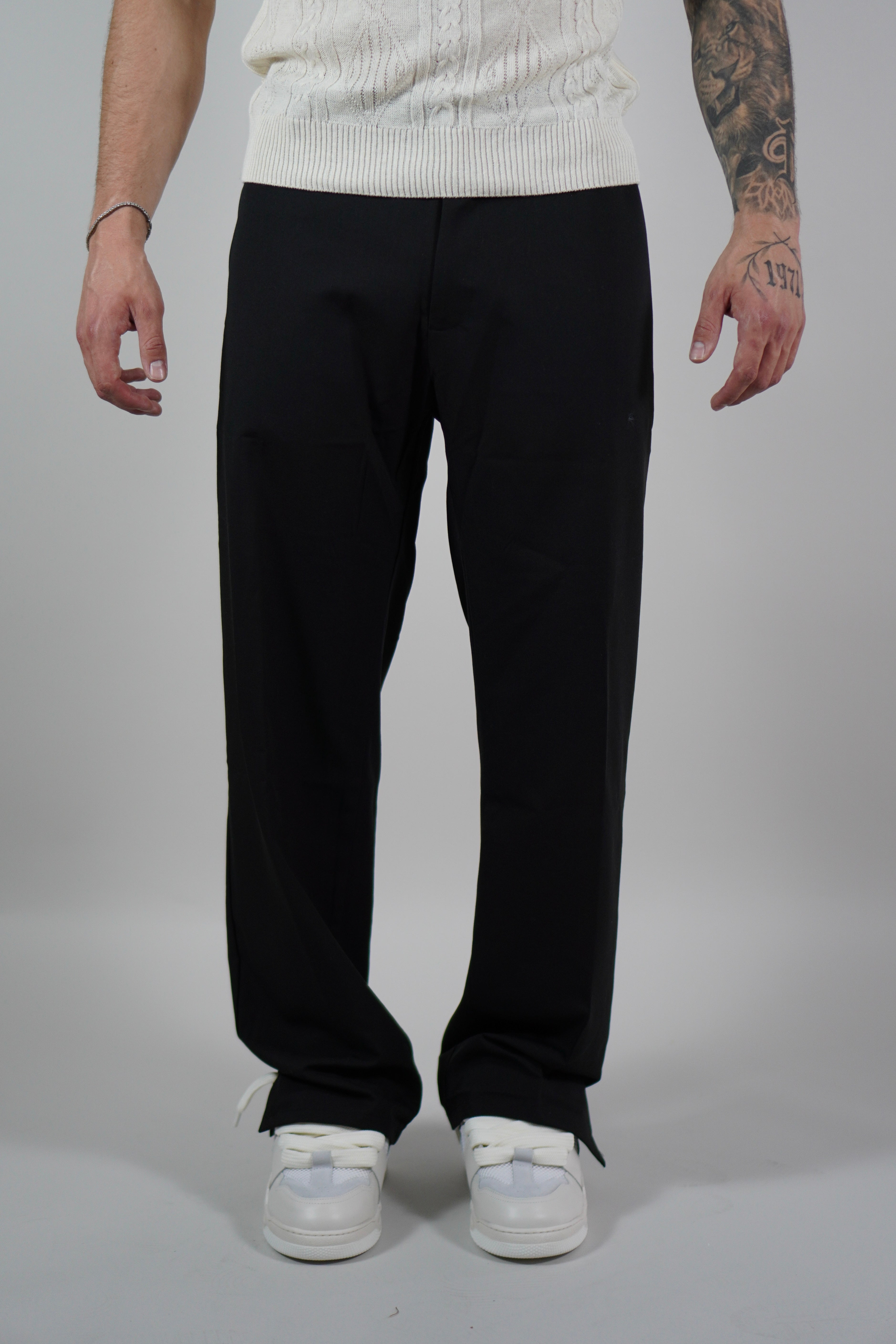 Pantalone Spacchetti Black