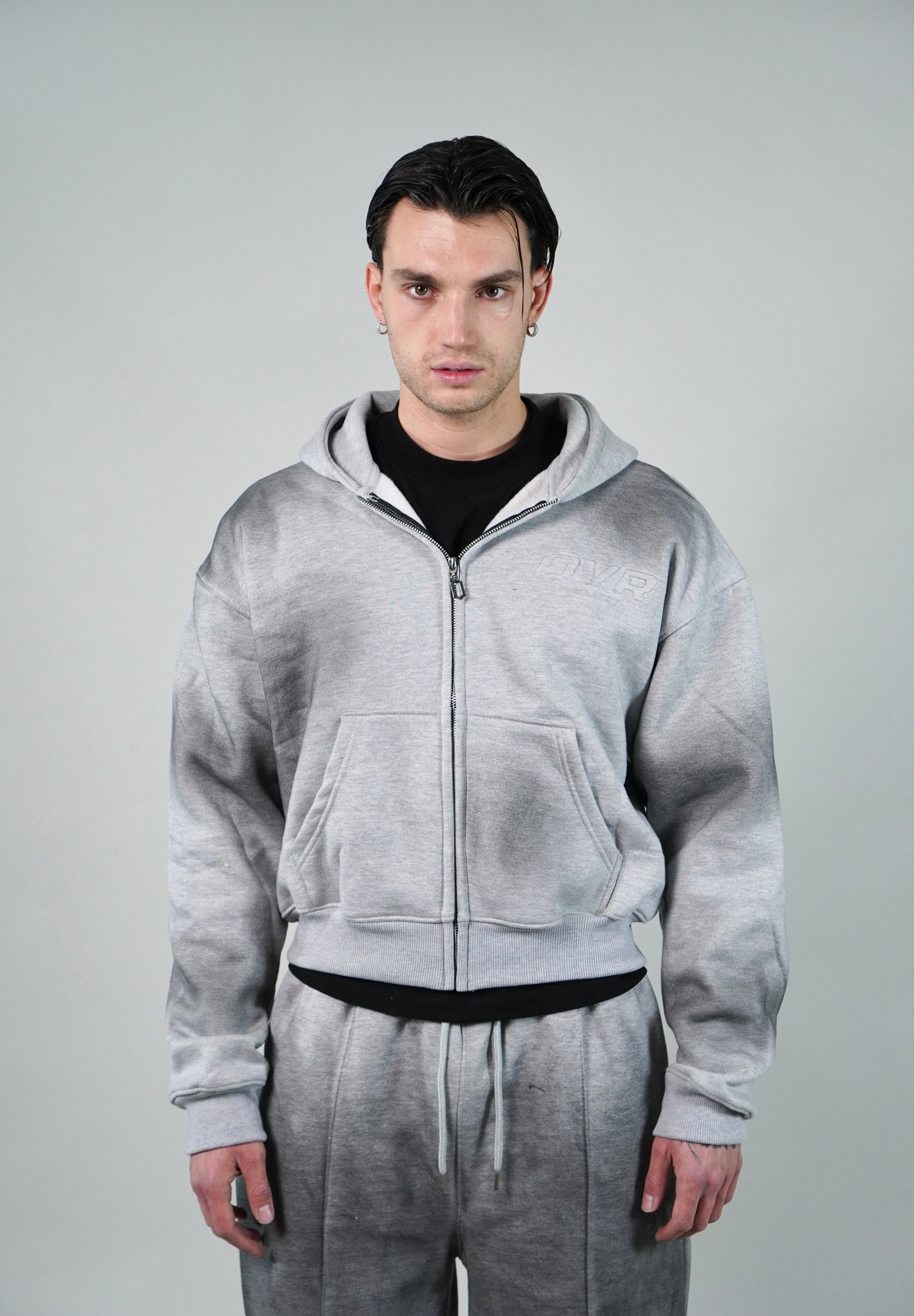 OVR Sunfaded Hoodie Grey