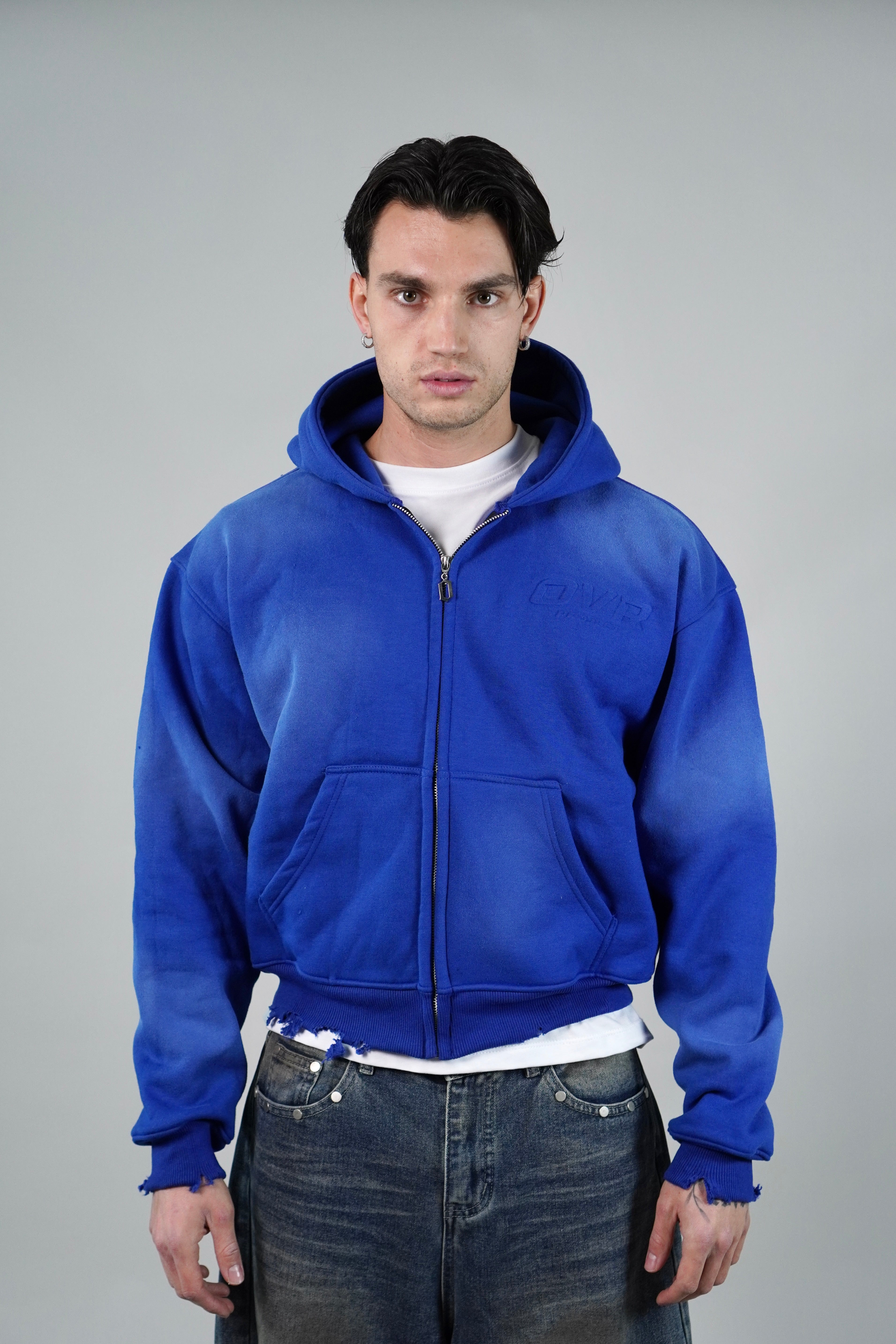 OVR Sunfaded Hoodie Blue