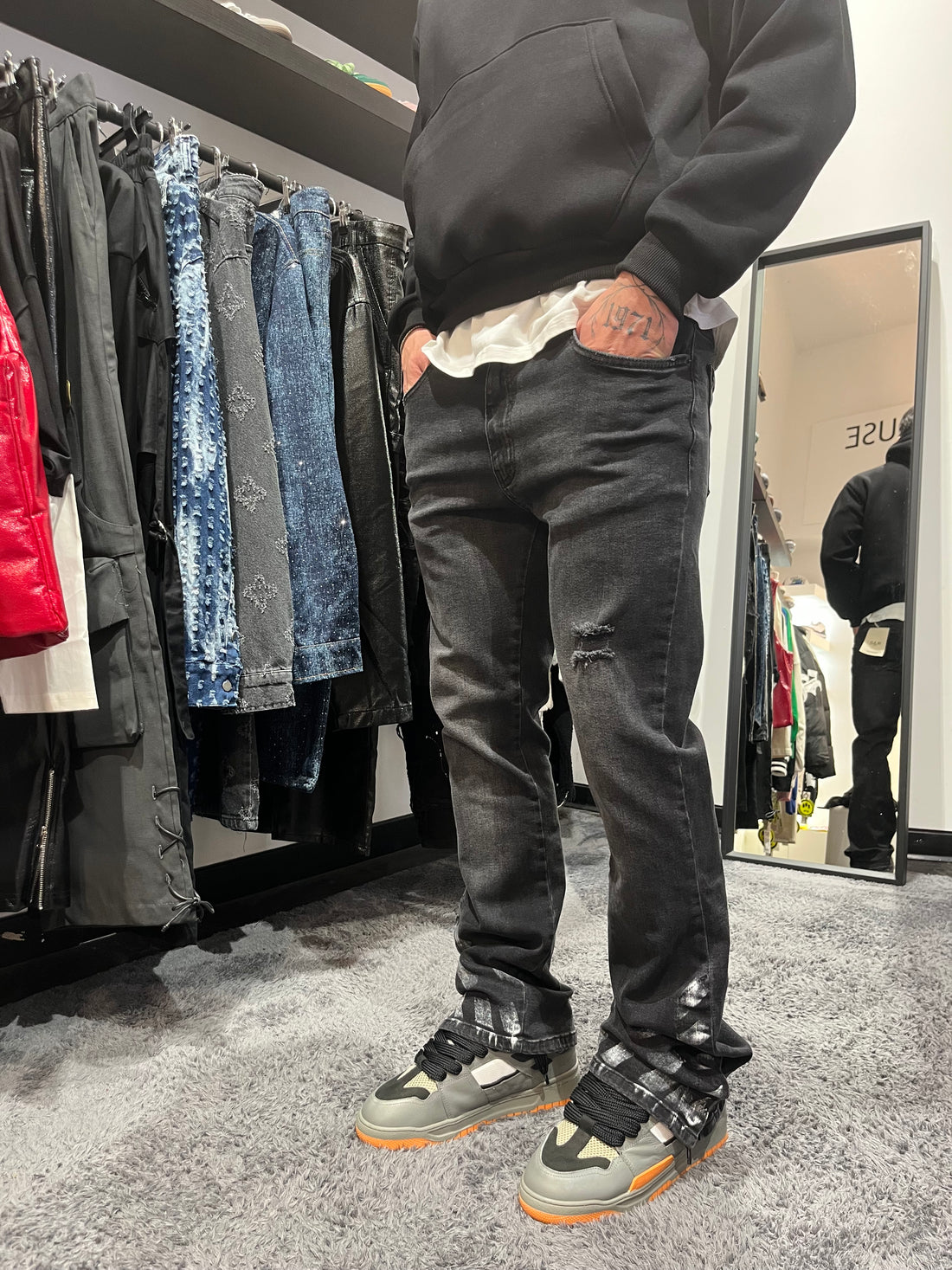Jeans Flare Macchiato