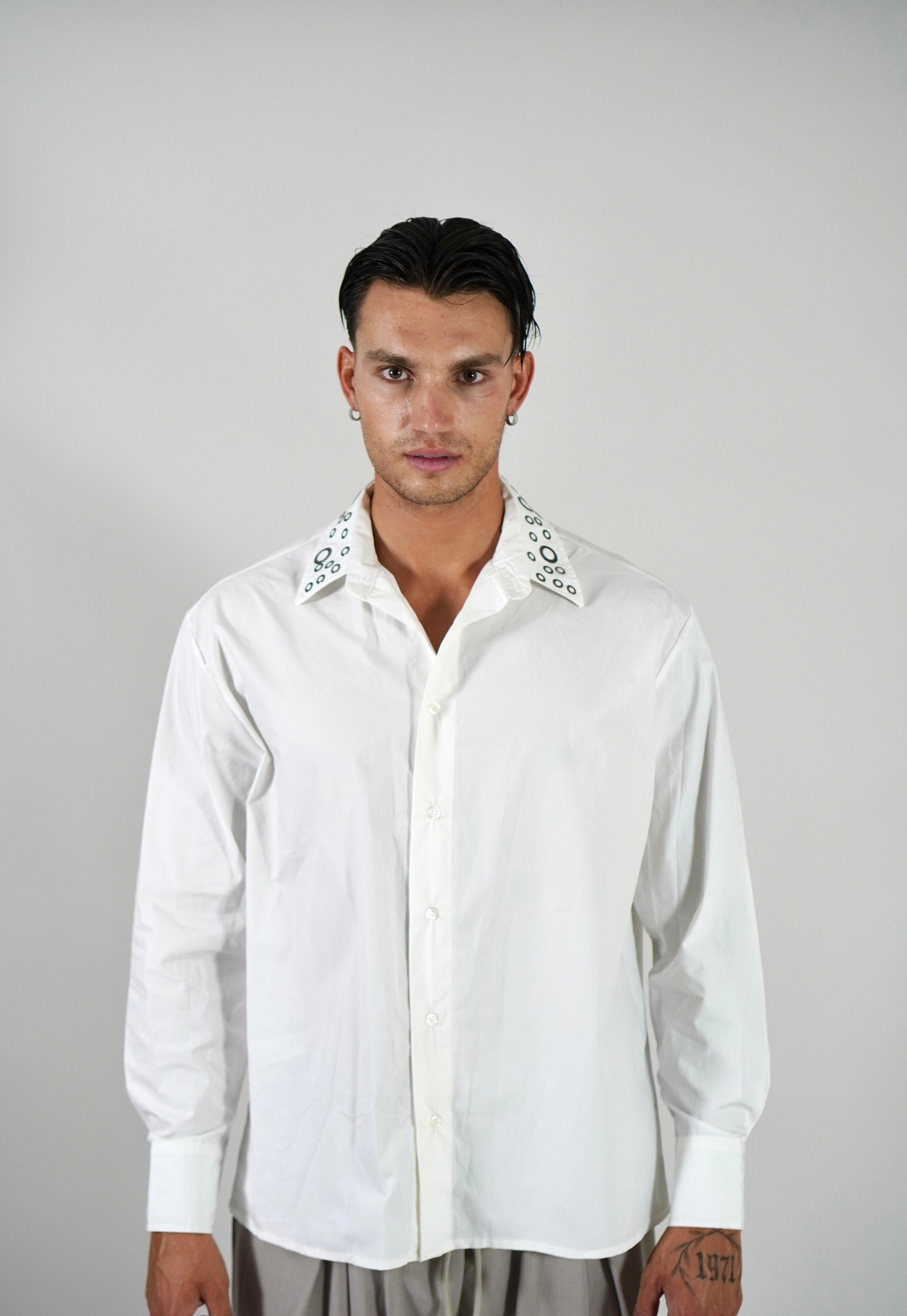 Camicia White Borchie