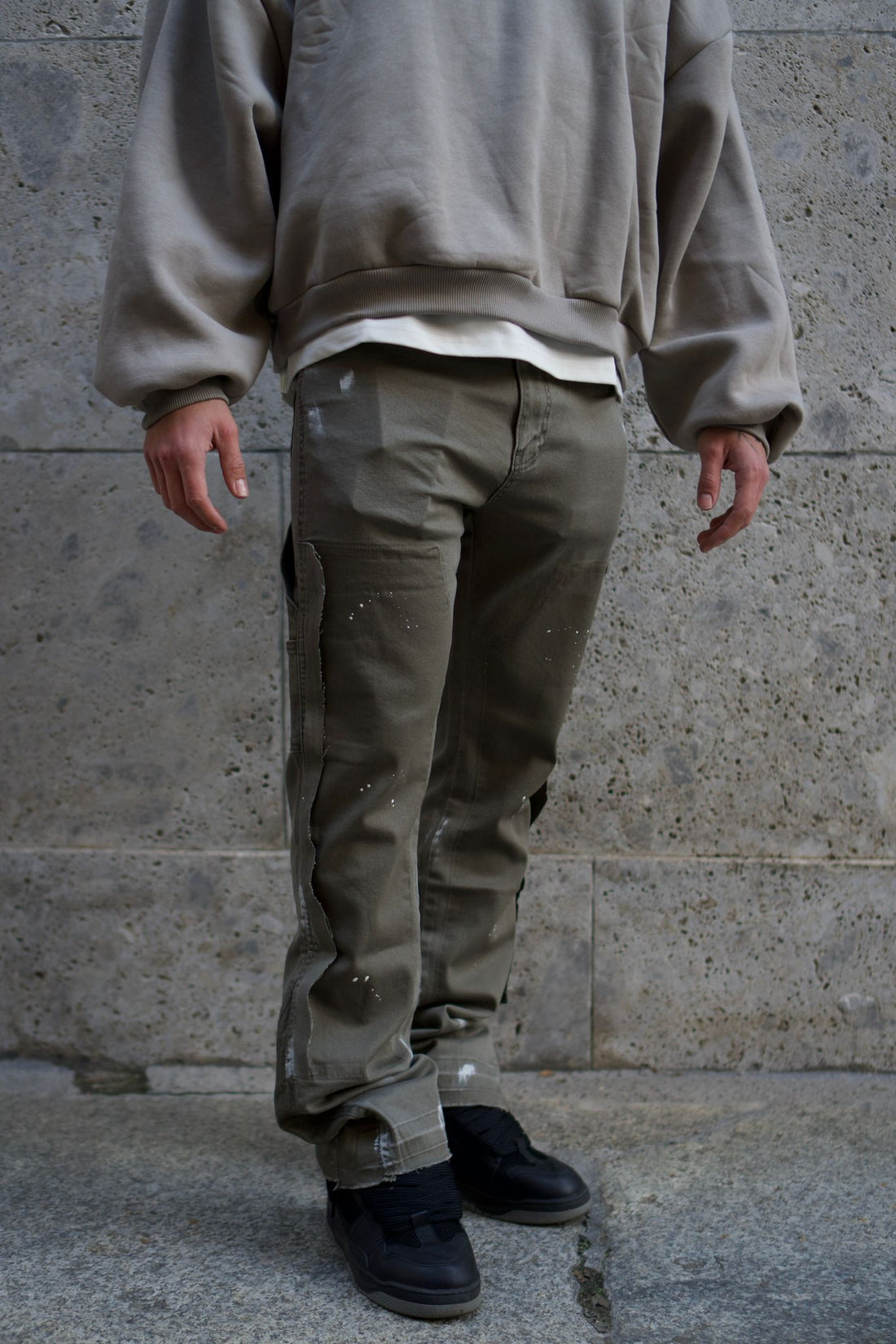 Jeans Flare Khaki