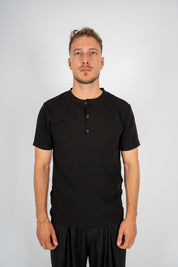 T-Shirt Serafino Nera