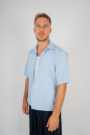 Camicia Multiriga Sky