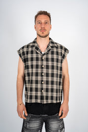 Camicia Smanicata Quadri (4 colori)