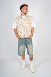 Camicia Smanicata Quadri (4 colori)