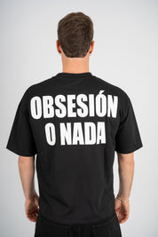 T-Shirt Obsesion o Nada Black