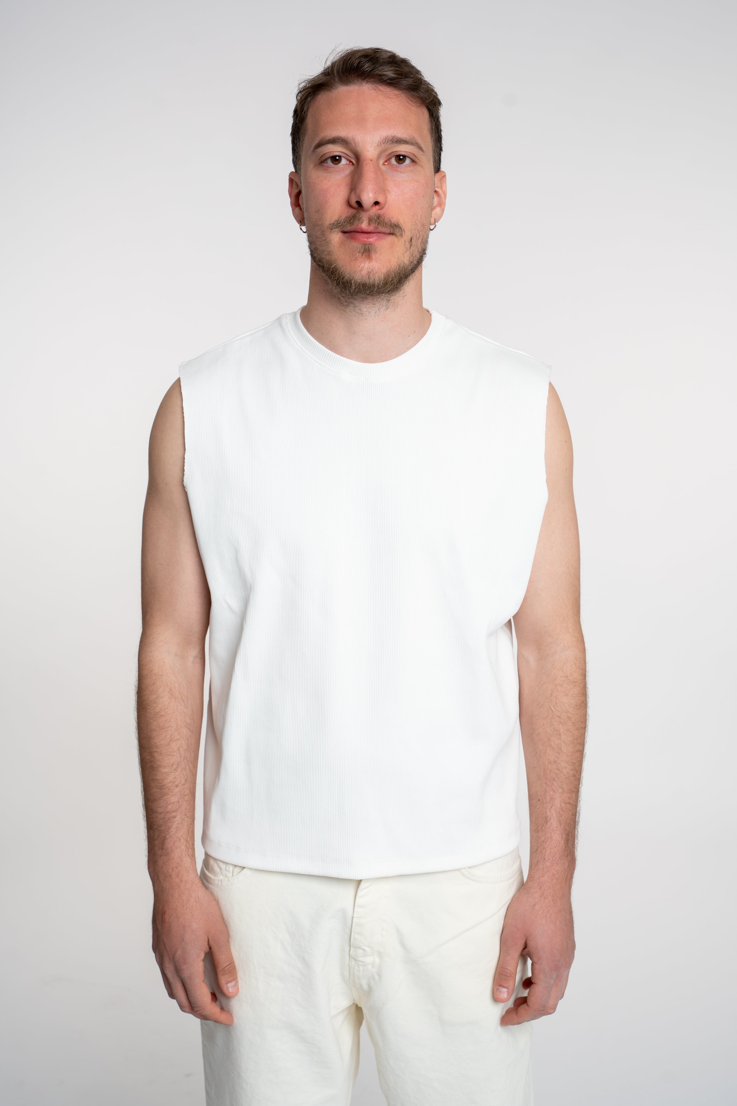 T-Shirt Taglio Vivo White