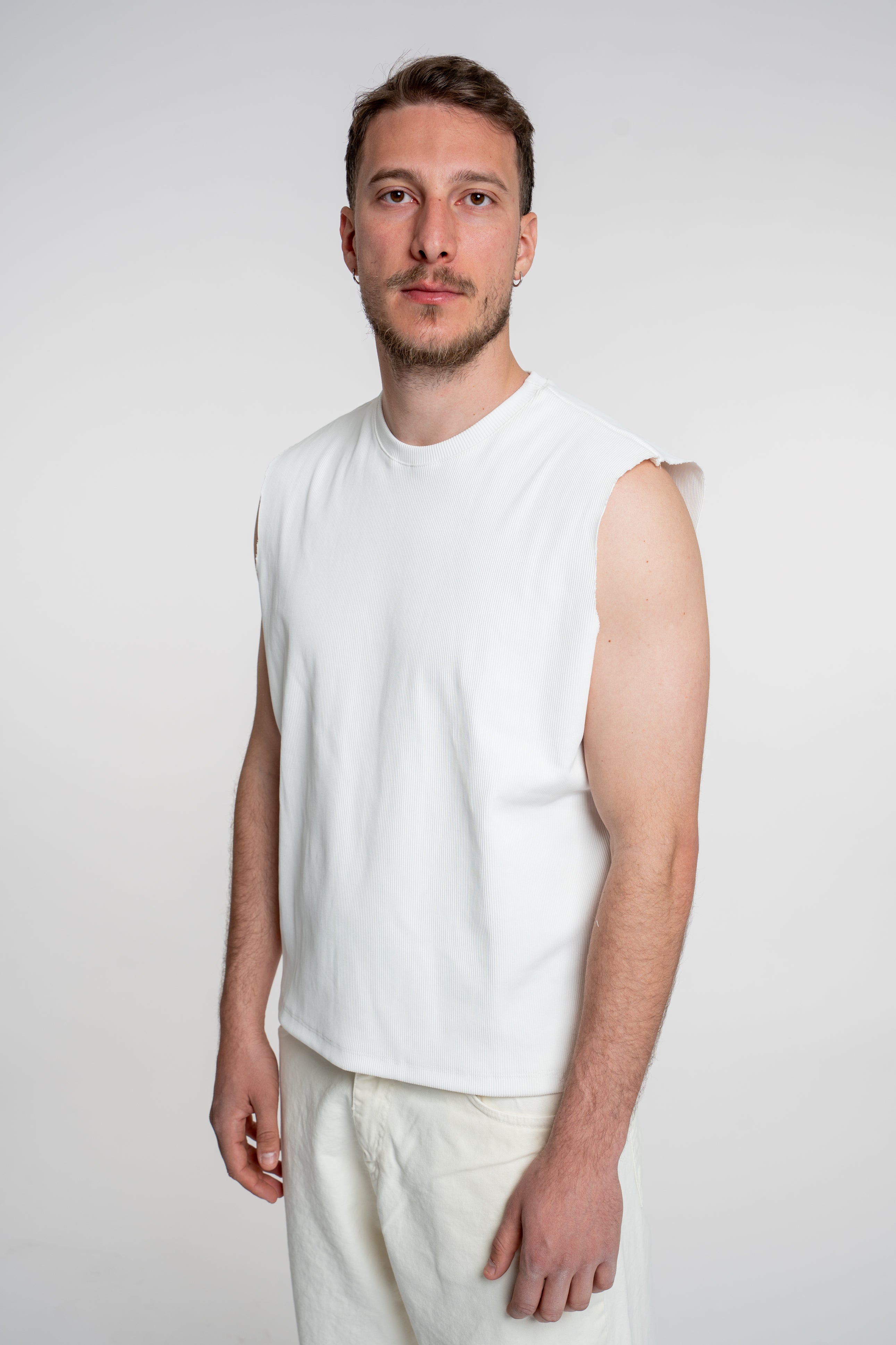 T-Shirt Taglio Vivo White